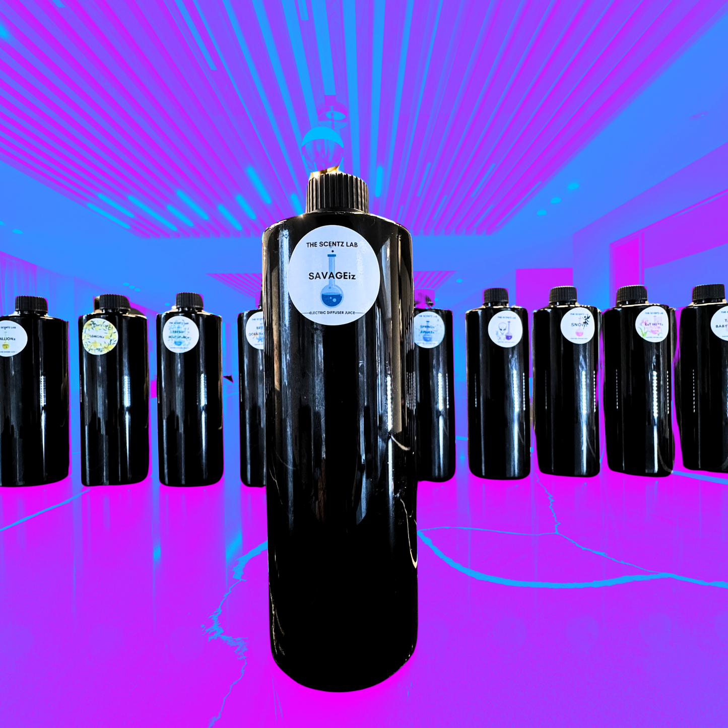Savauge Humidifier juice the SCENTZ lab Little Spanish cleaning company ELLIGANCE luxury fragrance aroma therapy electric diffuser juices
