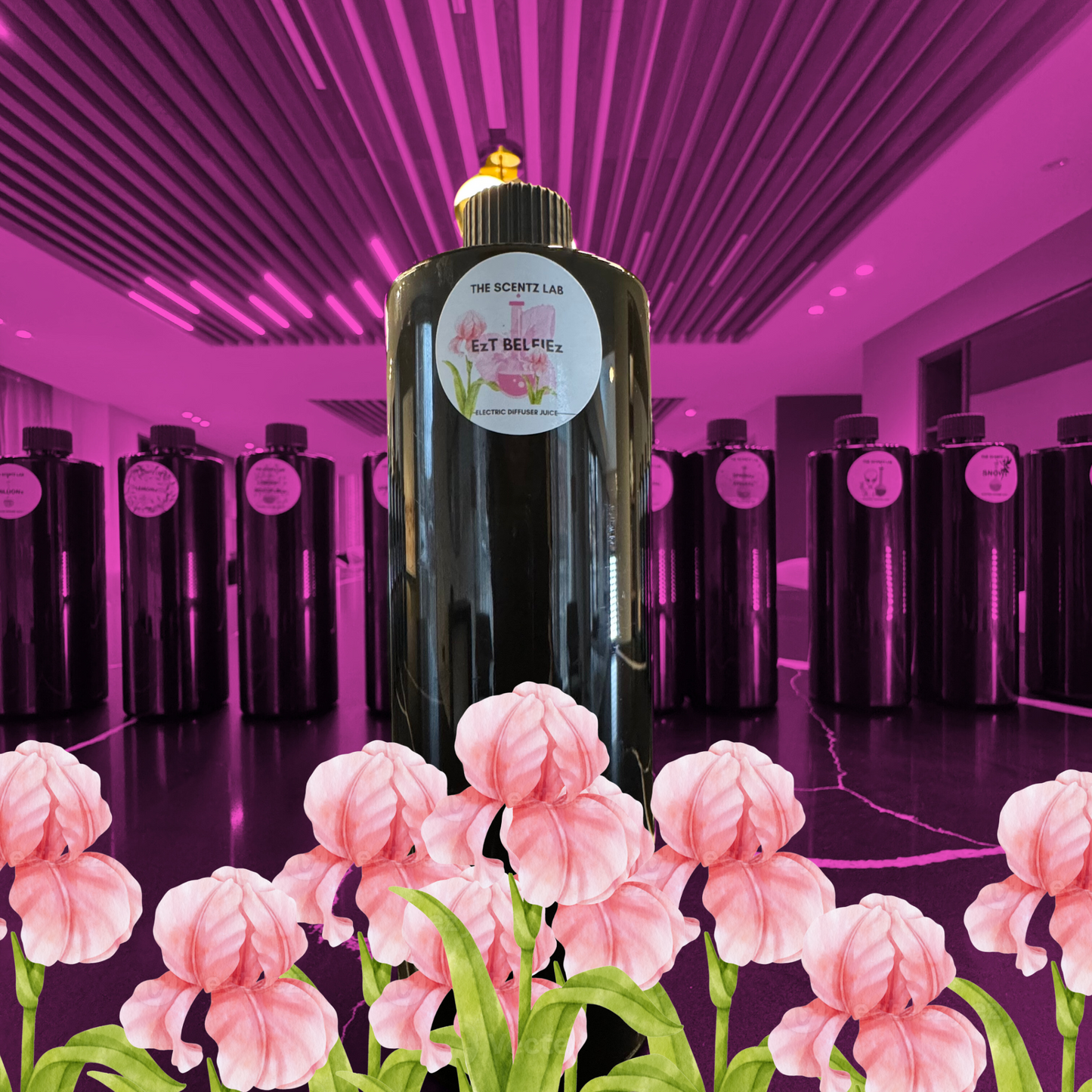 La vie est belle Humidifier juice the SCENTZ lab Little Spanish cleaning company ELLIGANCE luxury fragrance aroma therapy electric diffuser juices