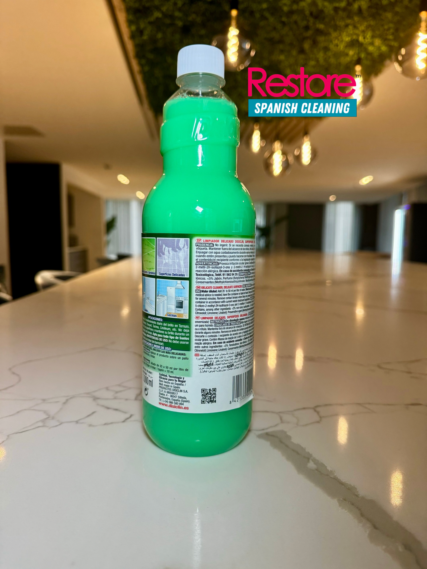 Disiclin Delicate Surfaces Marble, Granite and Ceramic Cleaner 1 Litre