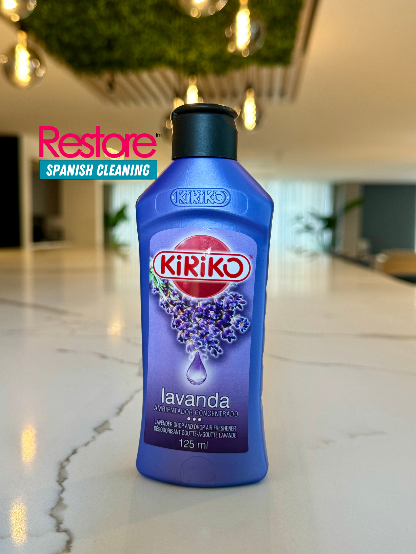 Kiriko Concentrated Liquid Air Freshener Drops - Toilet Drops 125ml - Lavender